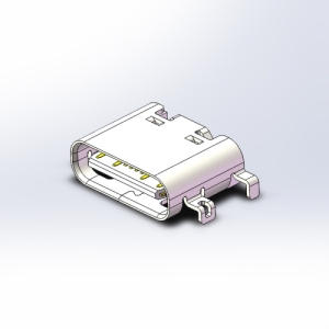 USB TYPE C/F 16P L=6.5沉板0.8 G/F